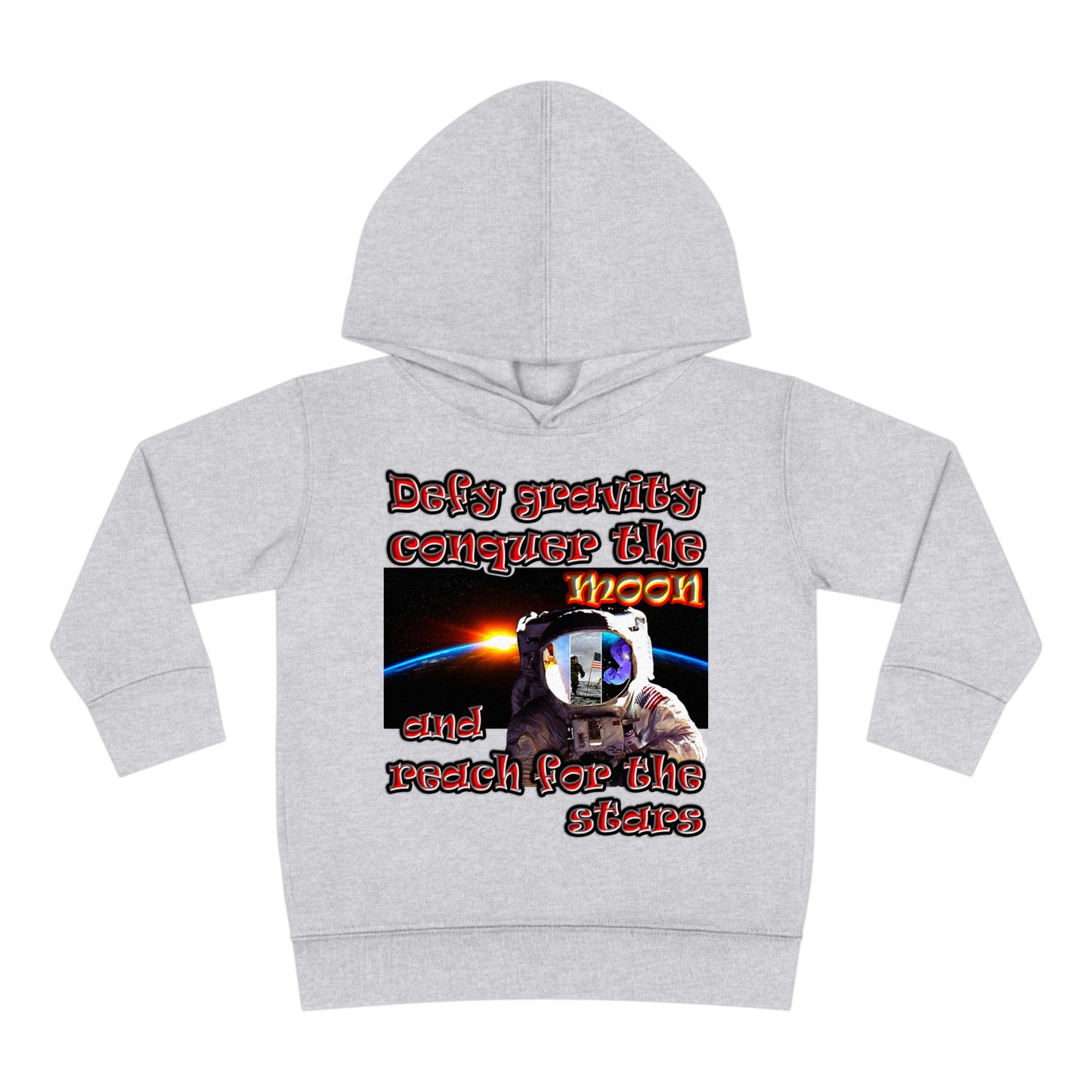 defy conquer reach - Toddler Pullover Fleece Hoodie