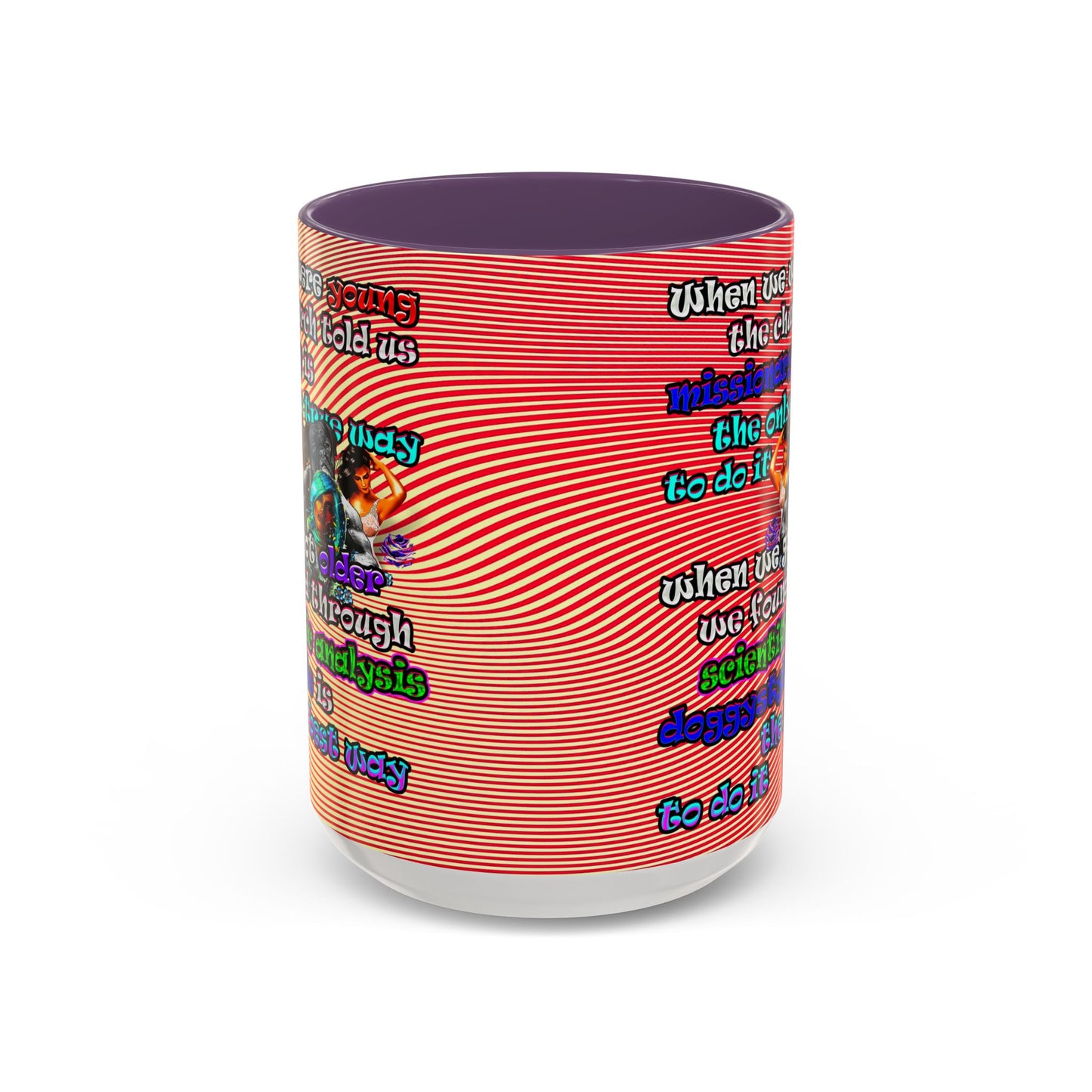 doggystyle - Accent Mug (yellow-orange wave)