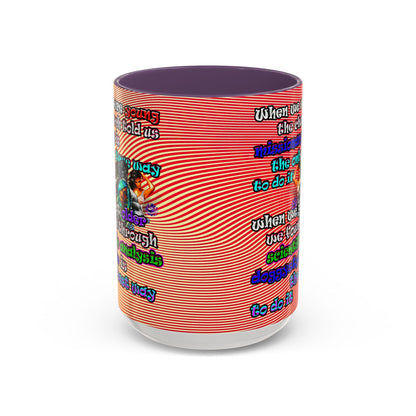 doggystyle - Accent Mug (yellow-orange wave)