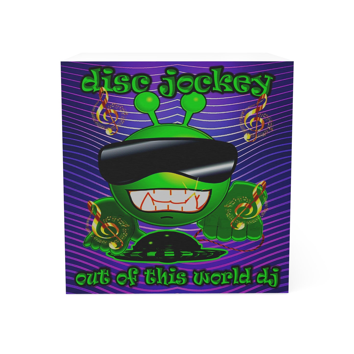 disc jockey - note cube (purple wave)