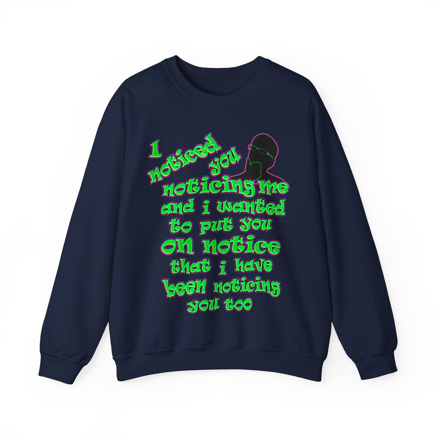 noticed you noticing - Unisex Heavy Blend™ Crewneck Sweatshirt