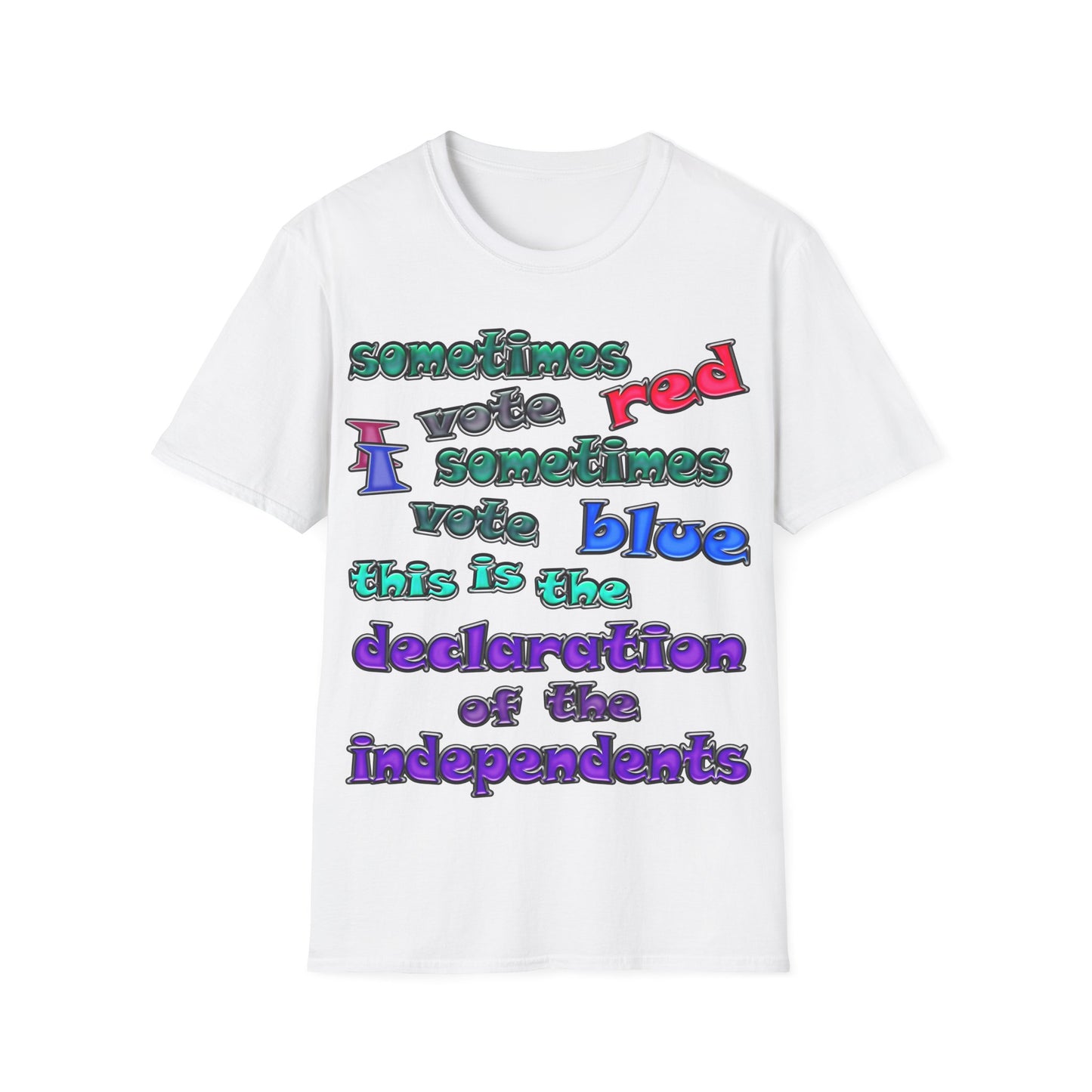 declaration of the independents - Unisex Softstyle T-Shirt