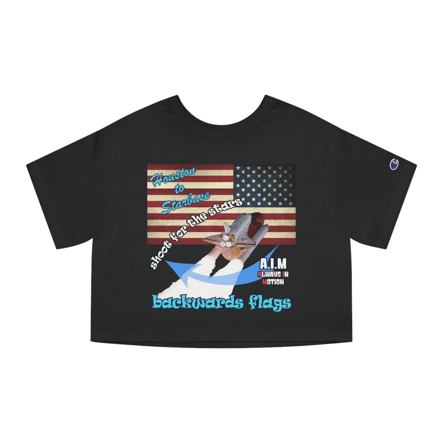 shoot for the stars - Champion Women's Heritage Cropped T-Shirt