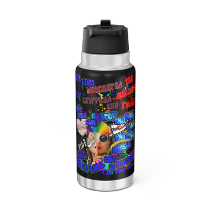 drop the beat - Gator Tumbler, 32oz (black)