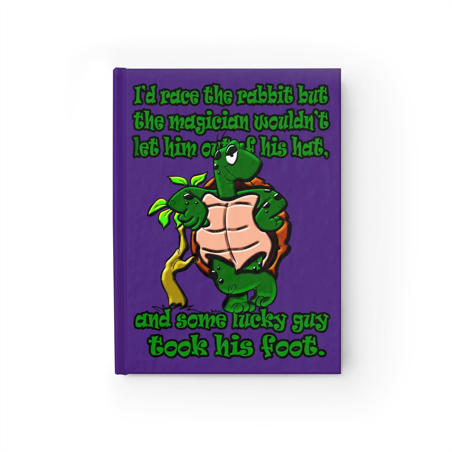 turtle race - journal-blank (purple)