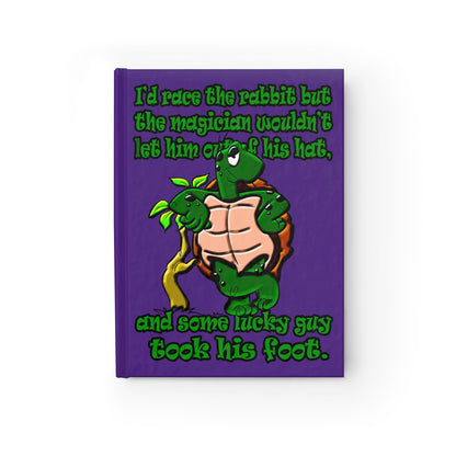 turtle race - journal-blank (purple)