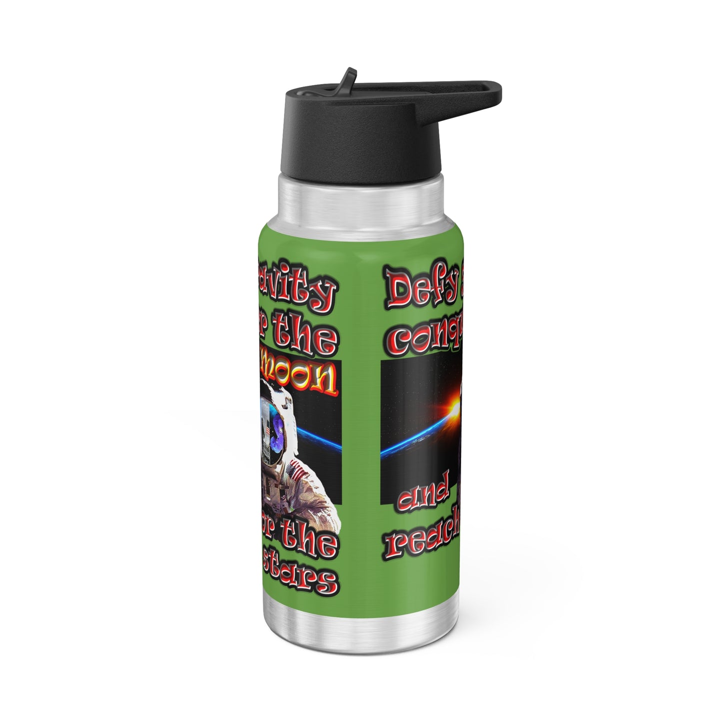 defy conquer reach - Gator Tumbler, 32oz (green)