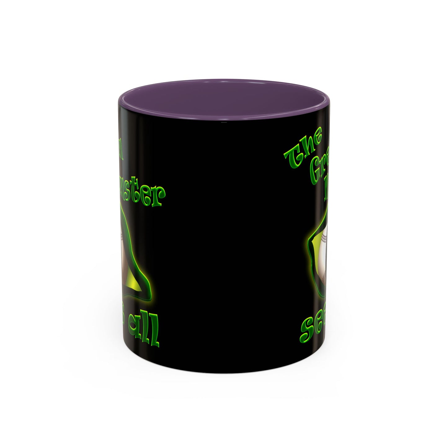 green monster - Accent Mug (black)