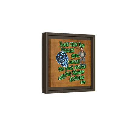 og - framed canvas art (brown papyrus)