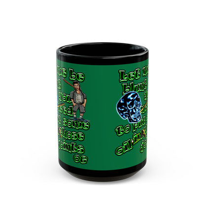og - Black Mug (dark green)