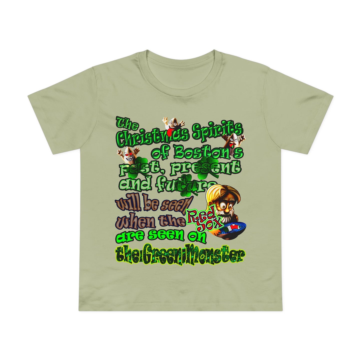 christmas spirits of boston - Women’s Maple Tee