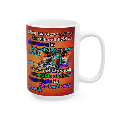 doggystyle - White Mug (burnt orange)