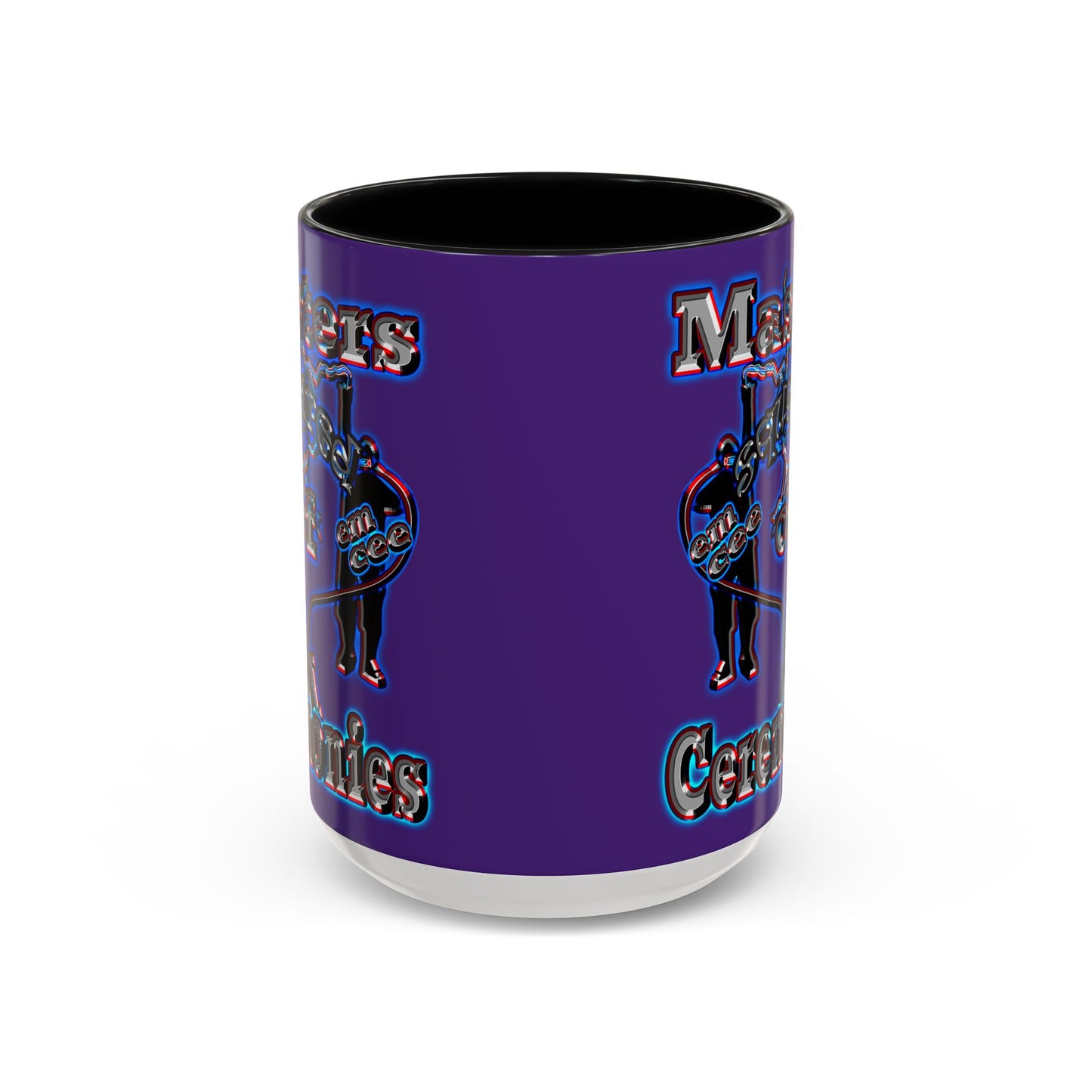 em cee squared - Accent Mug (purple)
