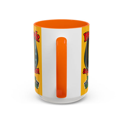 my luck - Accent Mug (yellow)