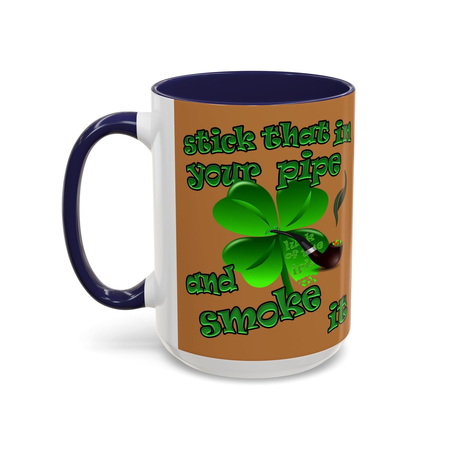 celtics logo - Accent Mug (light brown)