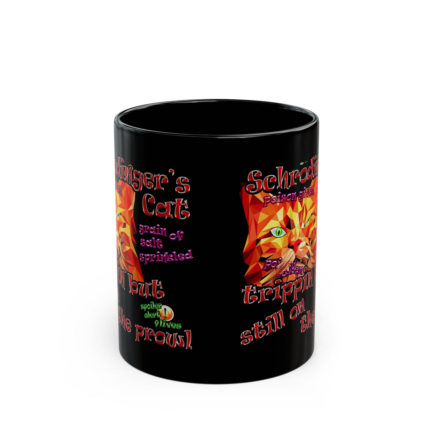 schrodinger's cat - Black Mug (black)