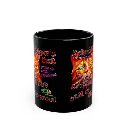 schrodinger's cat - Black Mug (black)