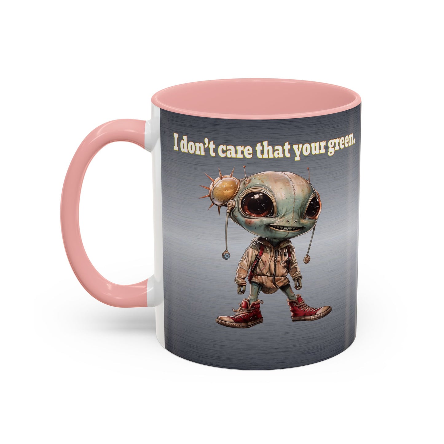I don't care that your grey - Accent Mug (brushed nickel)