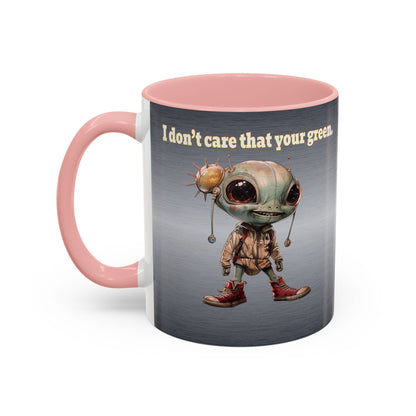 I don't care that your grey - Accent Mug (brushed nickel)
