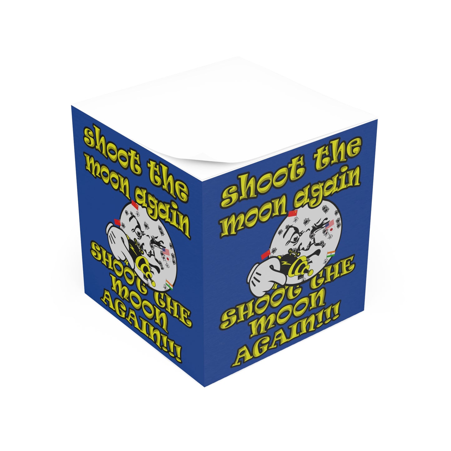 shoot the moon again - note cube (dark blue)