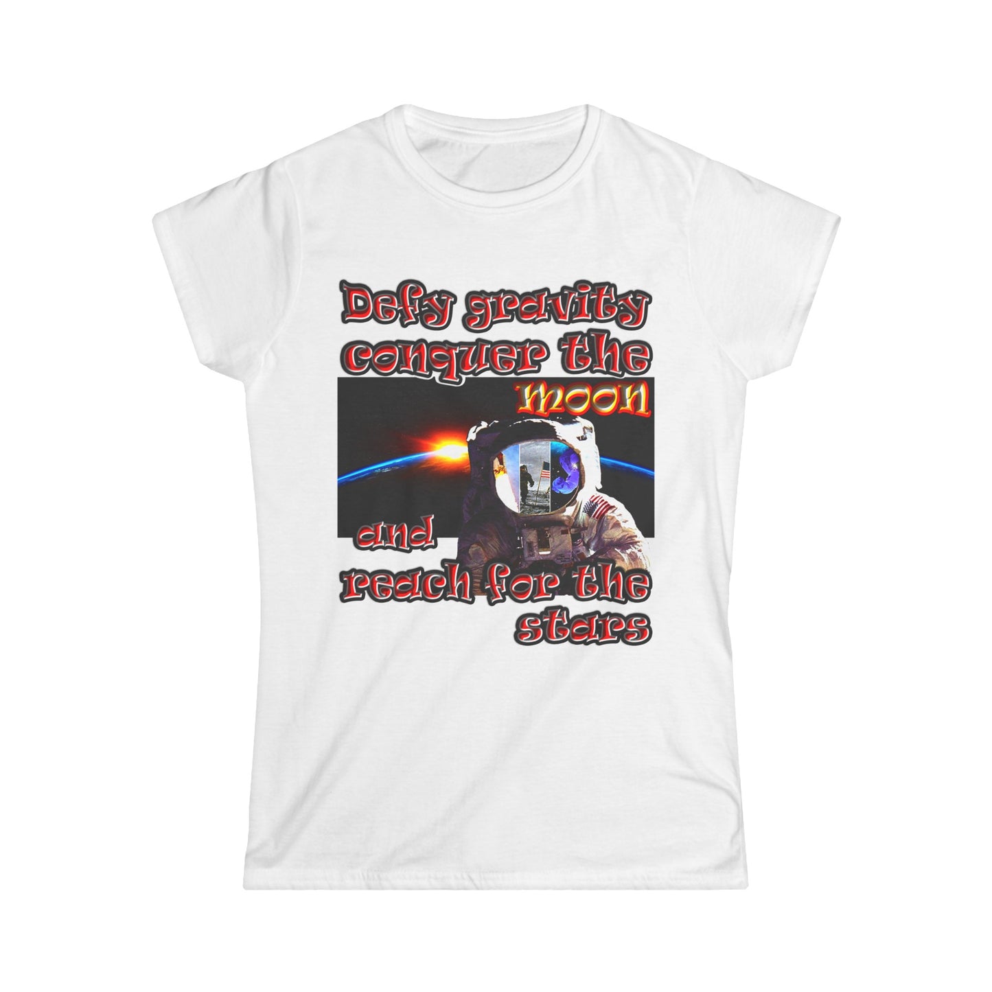 defy conquer reach - Women's Softstyle Tee