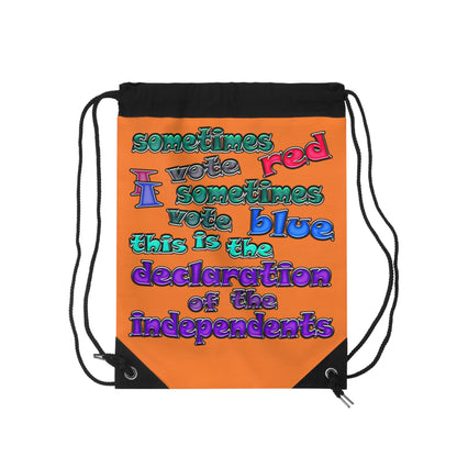 declaration of the independents - Drawstring Bag (crusta)