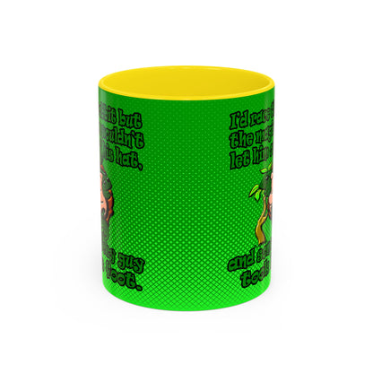turtle race - Accent Mug (logo green)