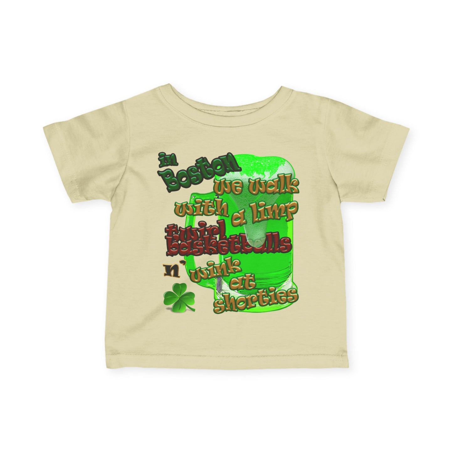 celtics logo - Infant Fine Jersey Tee