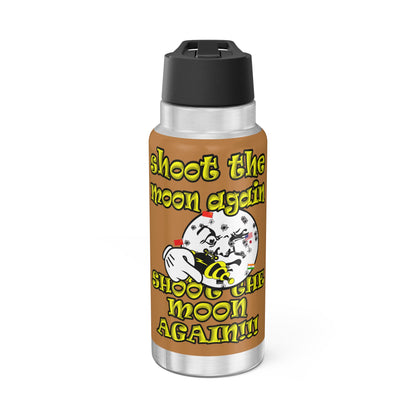 shoot the moon again - Gator Tumbler, 32oz (light brown)