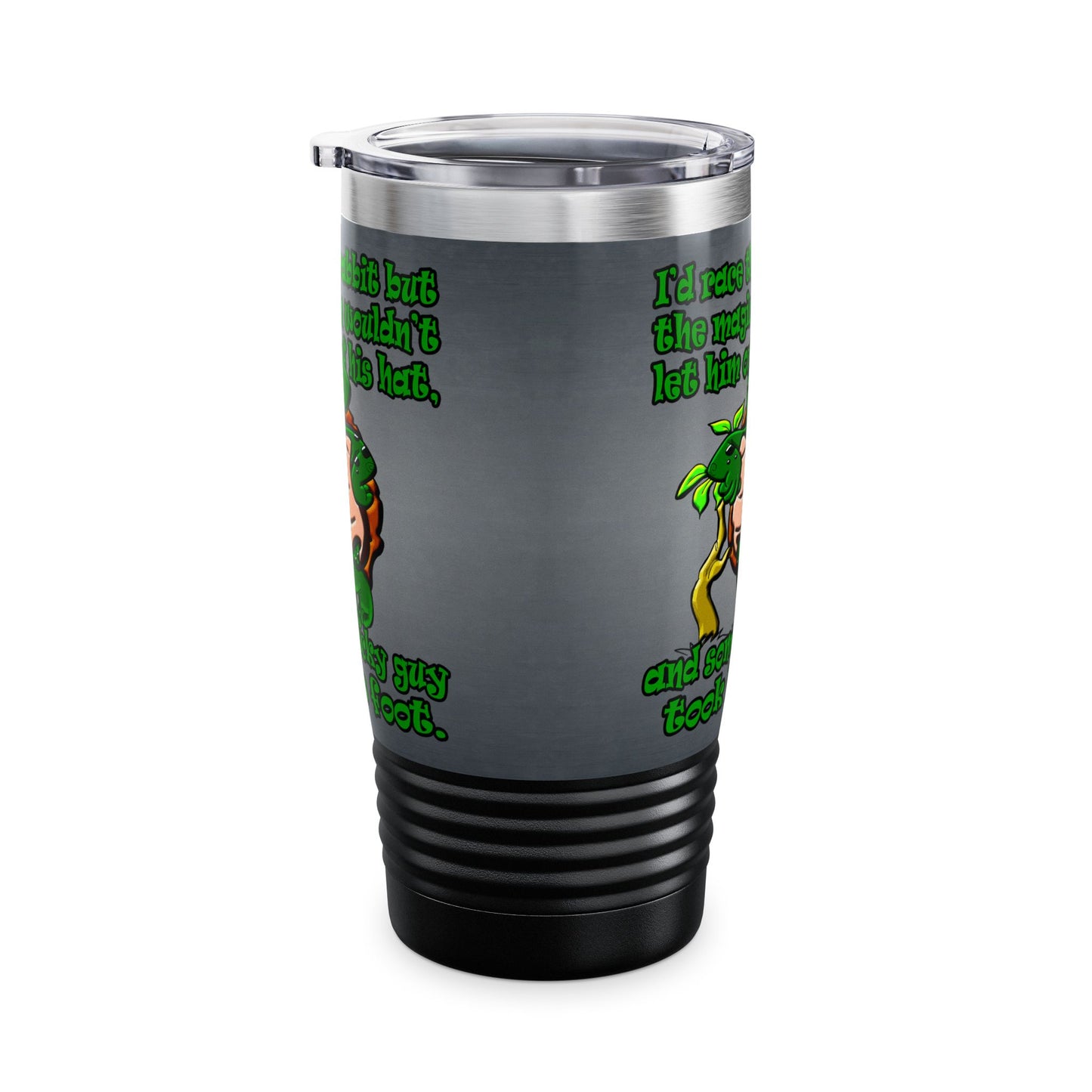turtle race - Ringneck Tumbler, 20oz (grey-light grey)