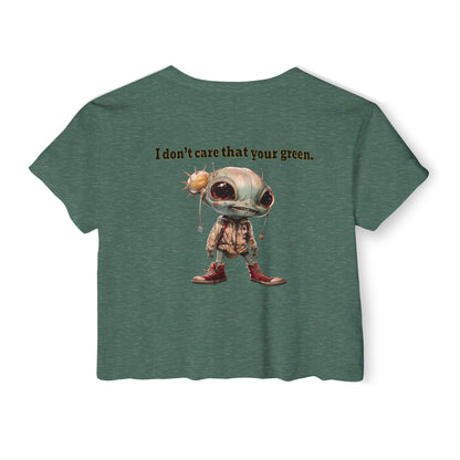I don't care that your grey - Women's Festival Crop Top