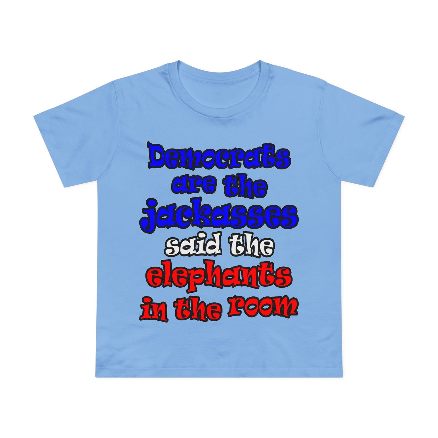 donkeys and elephants - Women’s Maple Tee