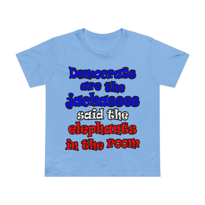 donkeys and elephants - Women’s Maple Tee