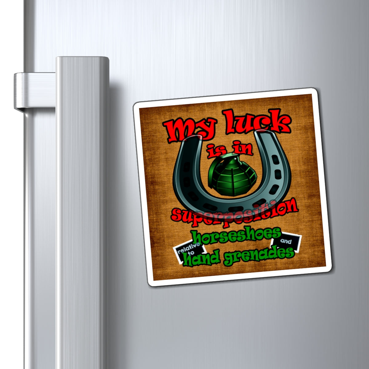 my luck - Magnets - (brown papyrus)