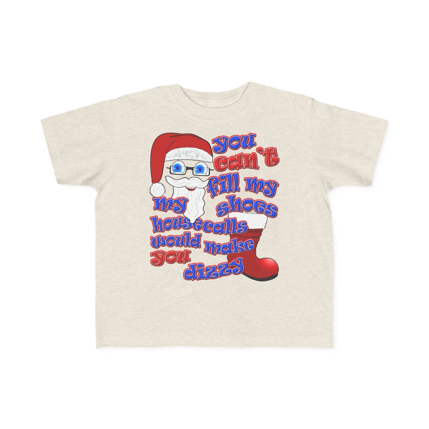 santa's shoes - Toddler's Fine Jersey Tee