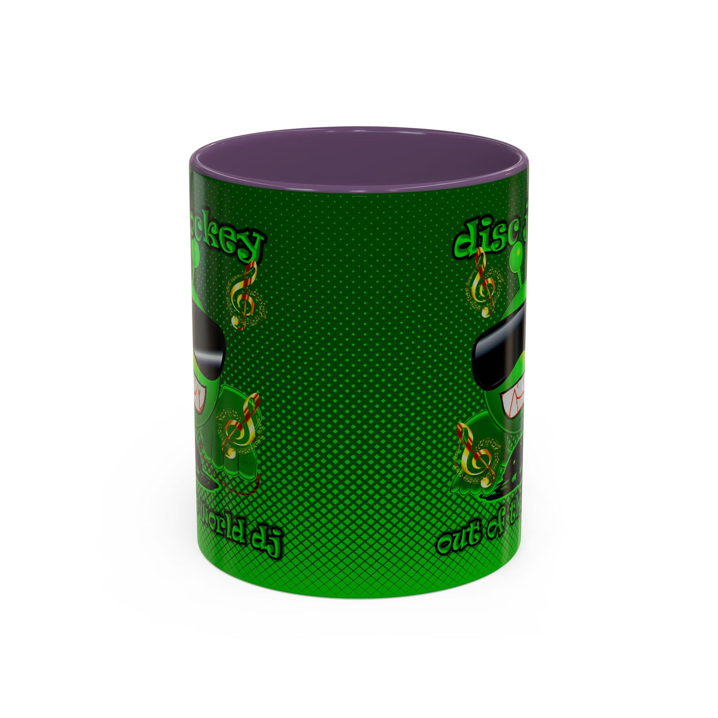 disc jockey - Accent Mug (logo green)
