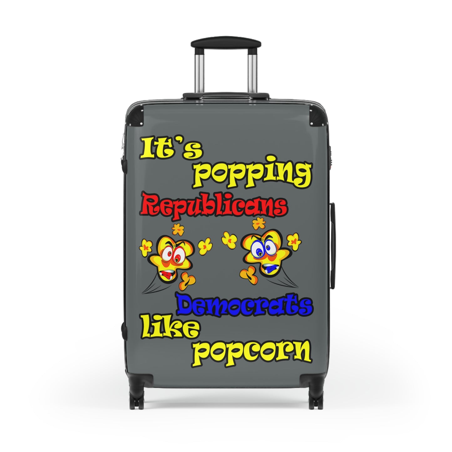 popping like popcorn - Suitcase (dark grey)