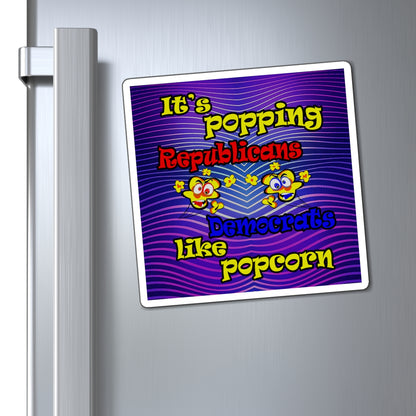 popping like popcorn - Magnets - (purple wave)