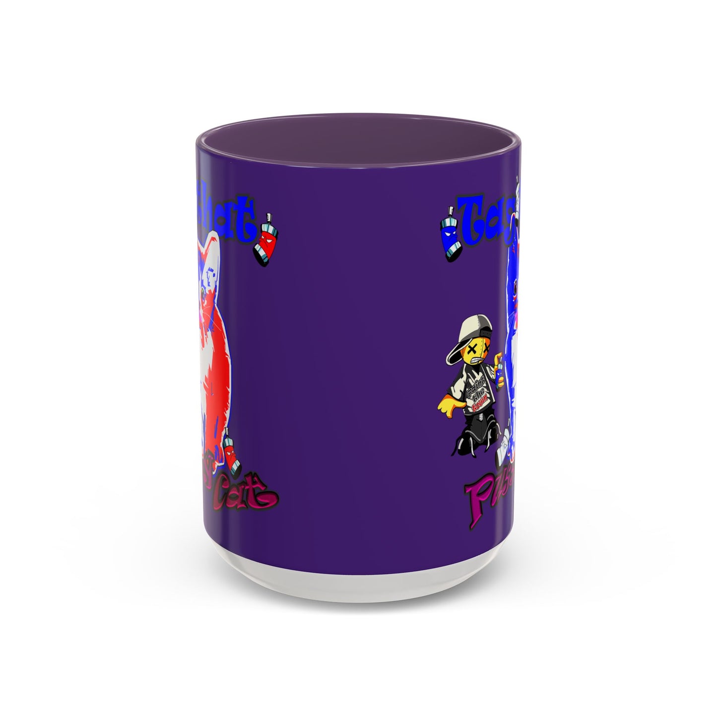 tag that - Accent Mug (purple)