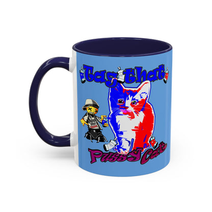 tag that - Accent Mug (light blue)