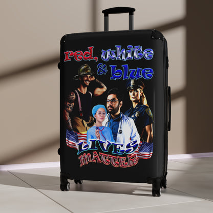 rw&b lives matter - Suitcase (black)