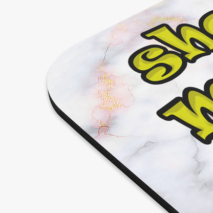 shoot the moon again - Mouse Pad (Rectangle) (white marble)