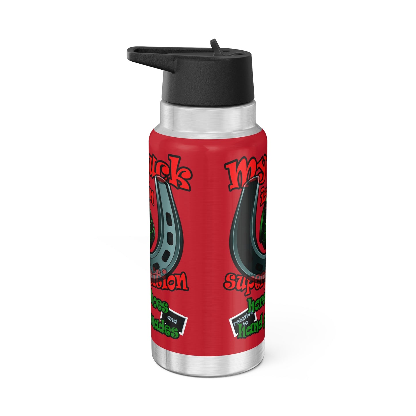 my luck - Gator Tumbler, 32oz (dark red)