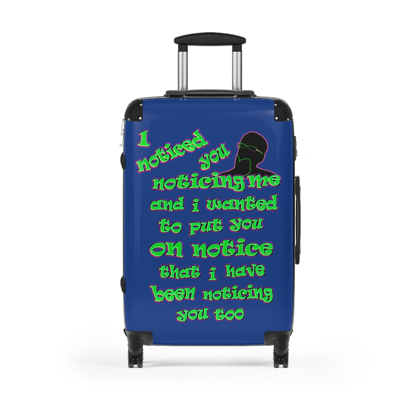 noticed you noticing - Suitcase (dark blue)
