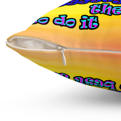 doggystyle - Spun Polyester Square Pillow - (color blur)
