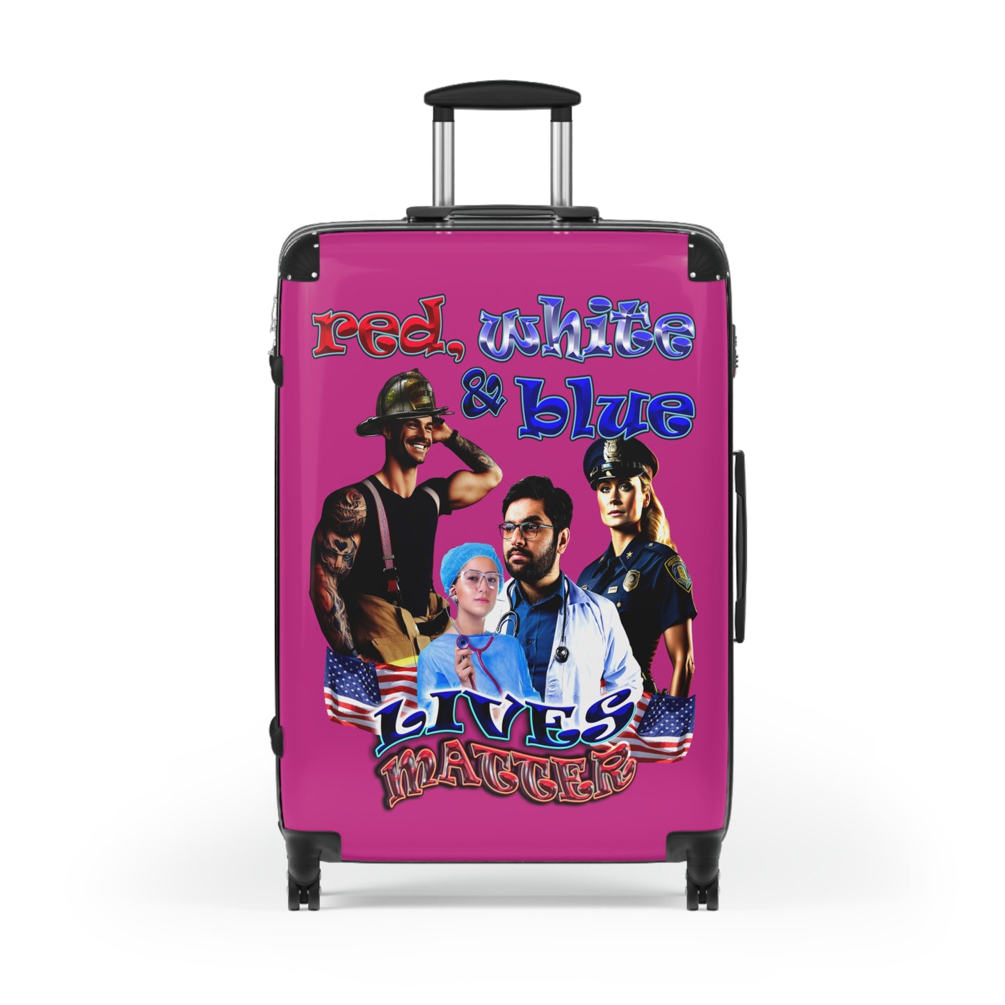 rw&b lives matter - Suitcase (pink)