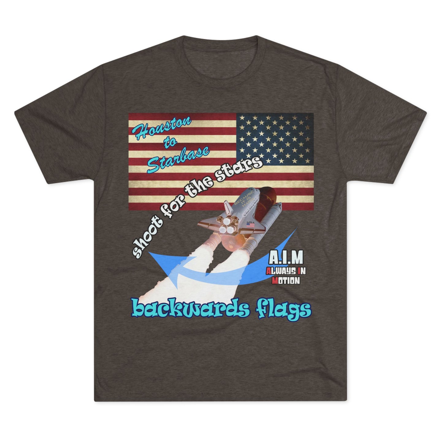 shoot for the stars - Unisex Tri-Blend Crew Tee