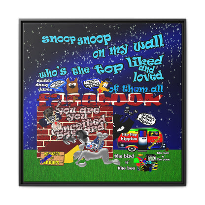 snoops - framed canvas art