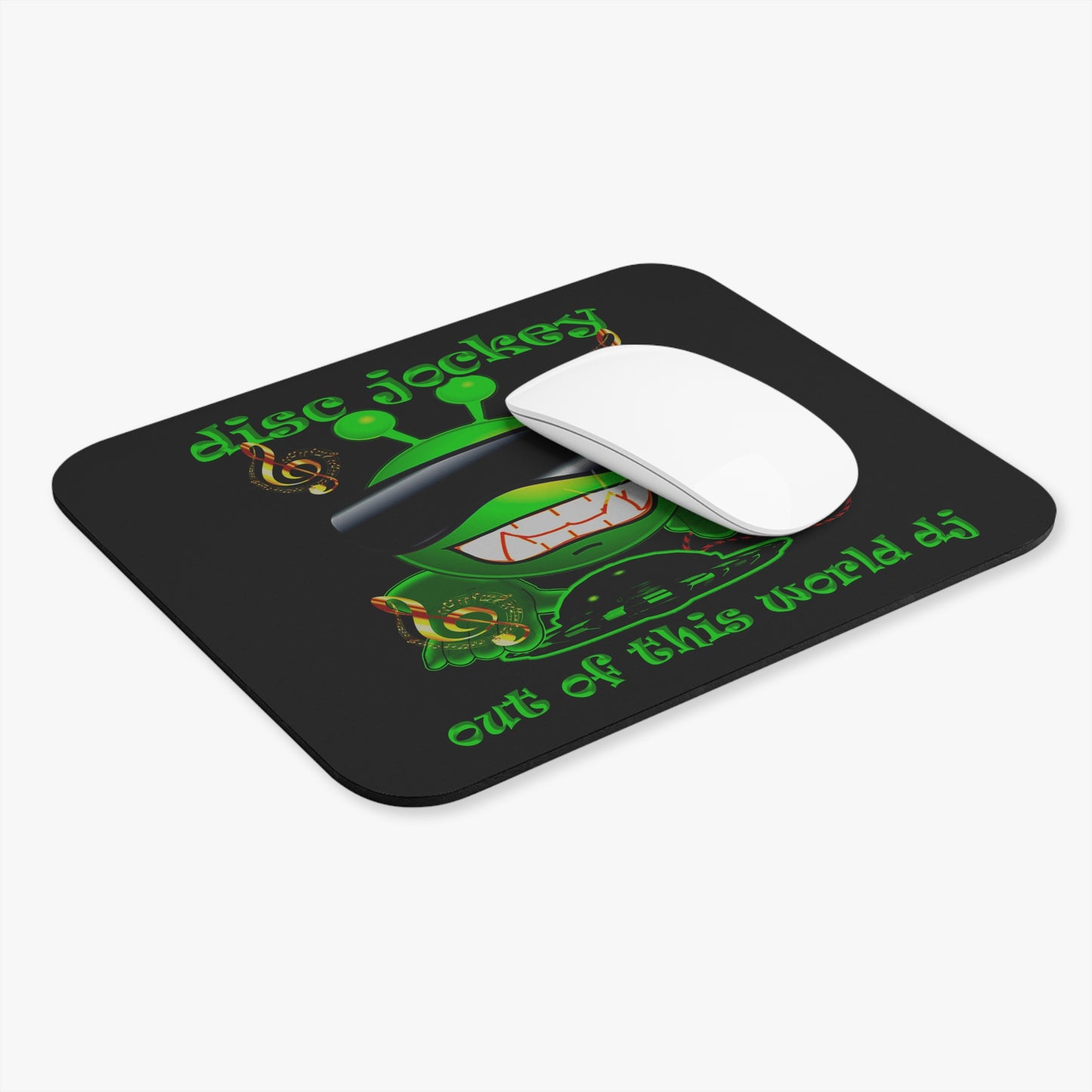 disc jockey - Mouse Pad (Rectangle) (black)