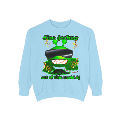 disc jockey - Unisex Garment-Dyed Sweatshirt